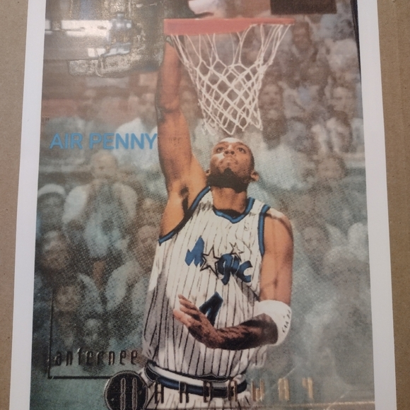 BRAND NEW!💯AIR PENNY HARDAWAY OLD SCHOOL 8.5x11 ORLANDO MAGIC NBA GLOSSY POSTER - Picture 3 of 8